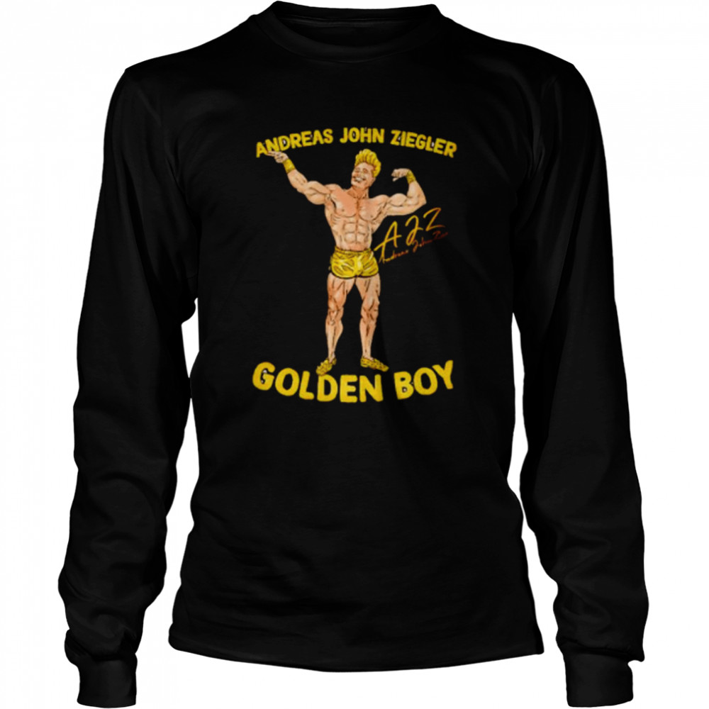 Nice andreas John Ziegler golden boy signature shirt Long Sleeved T-shirt