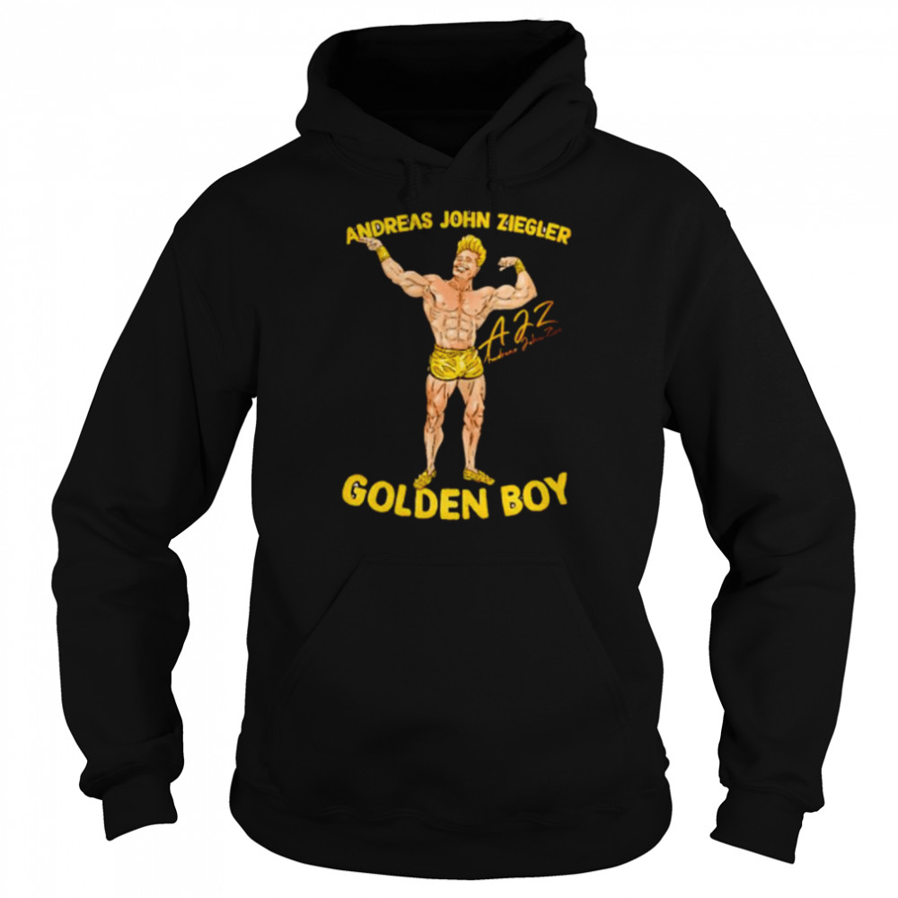 Nice andreas John Ziegler golden boy signature shirt Unisex Hoodie