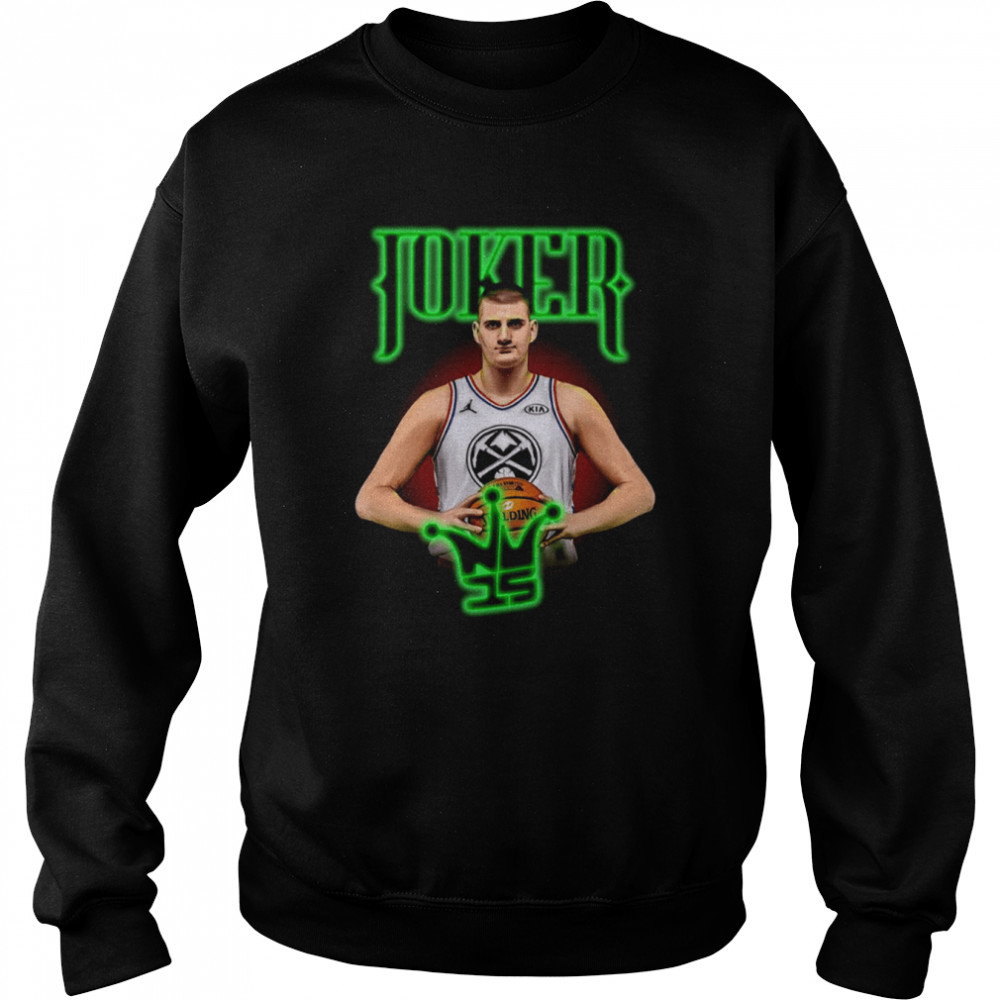 Nikola Joker Jokic Neon Design Basketball shirt Unisex Sweatshirt