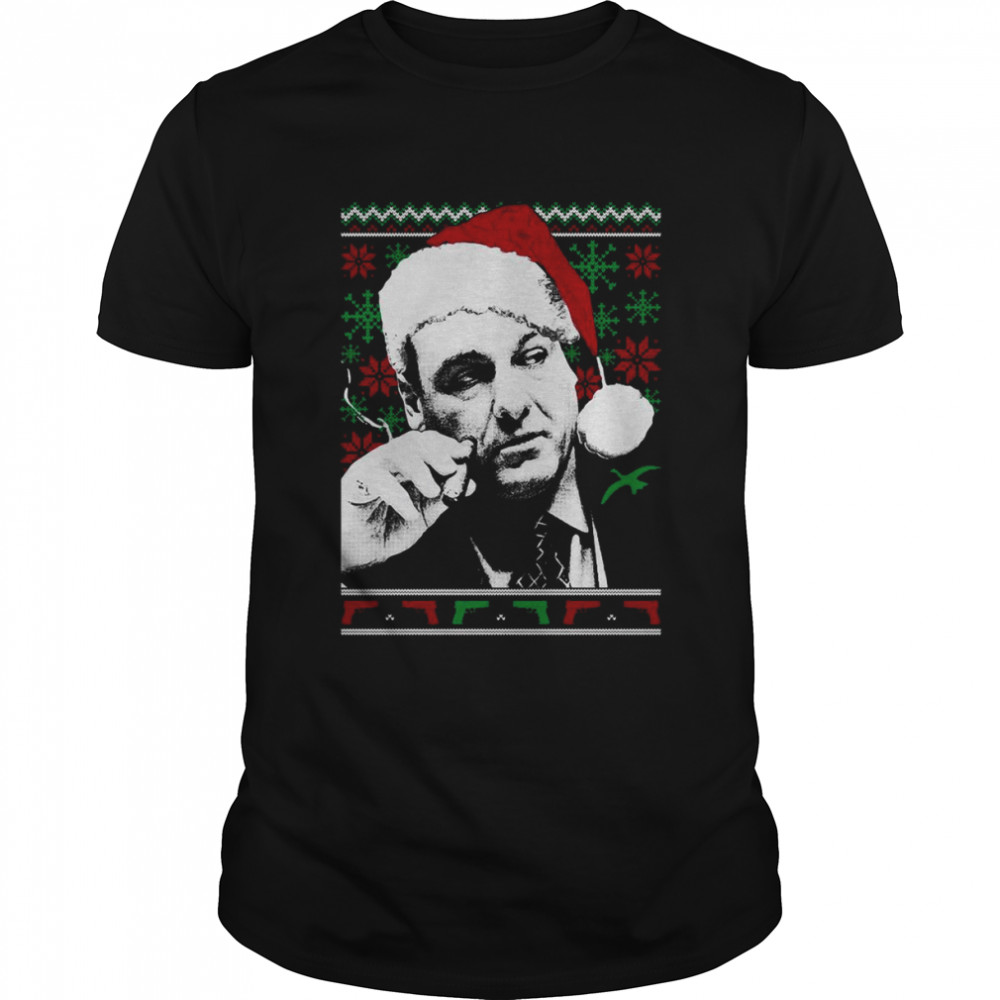 Santa Tony Soprano Ugly Christmas 2022 shirt