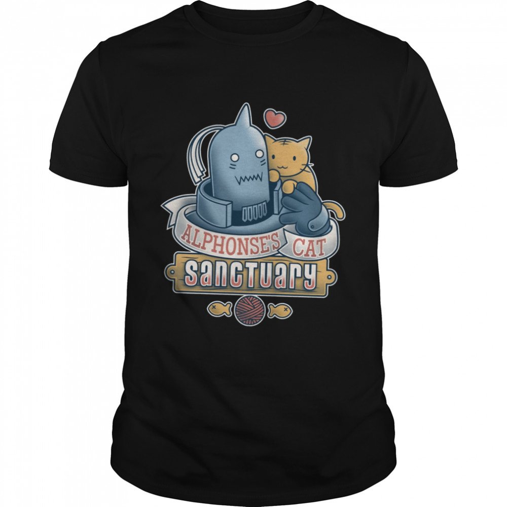 Alphonse’s Cat Sanctuary Fullmetal Alchemist shirt