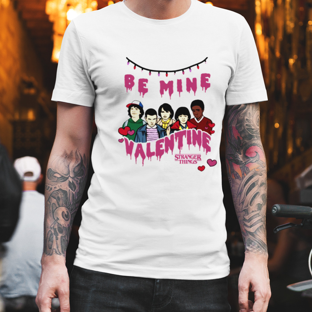 Be Mine Stranger Things Valentine’s Day Group shirt