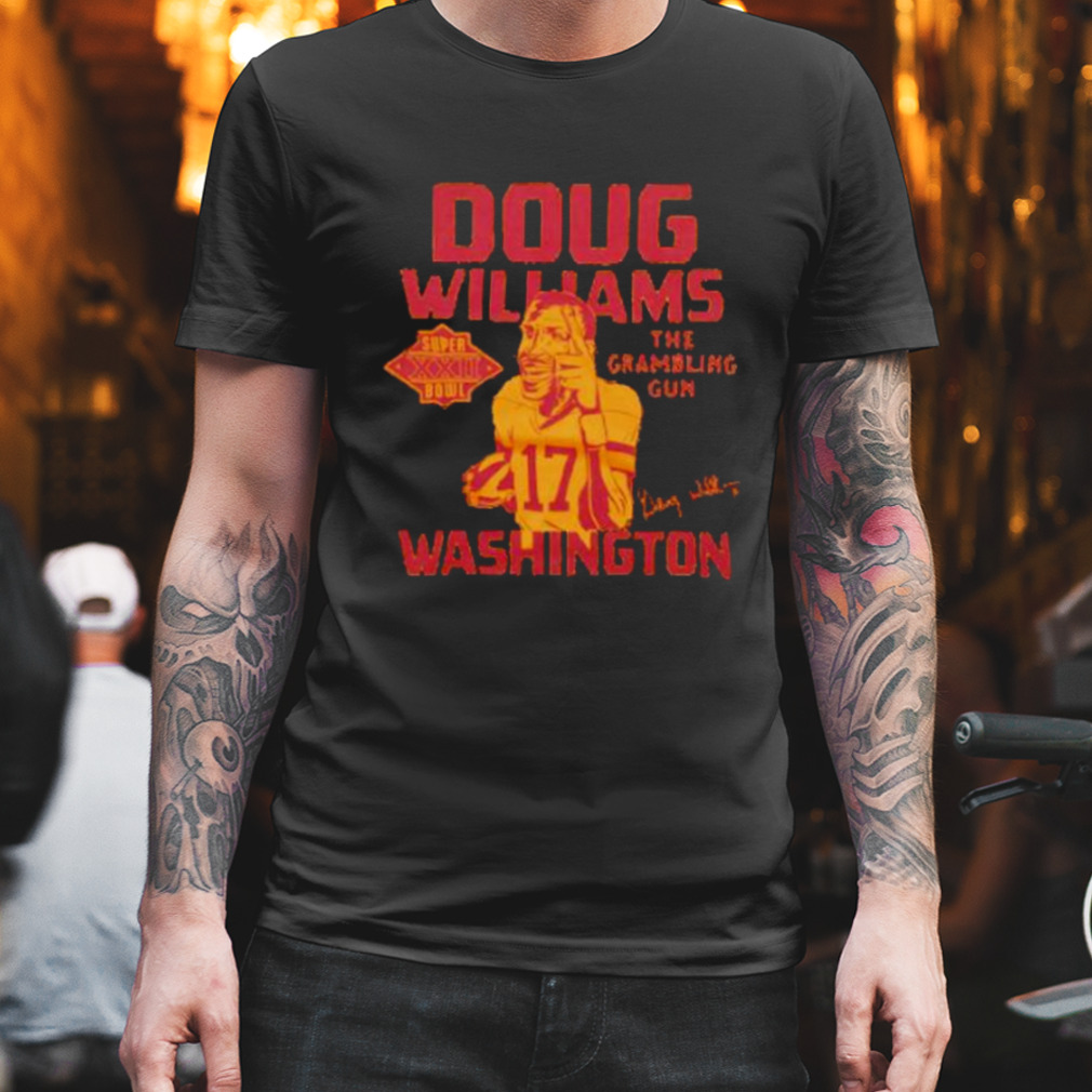 doug Williams Washington super XXII bowl signature shirt