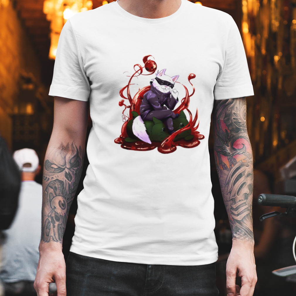 Inspired JJK Jujutsu Kaisen Gojo Satoru Cat shirt
