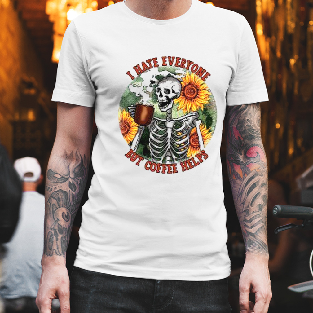 Skeleton Coffee Lover Shirt