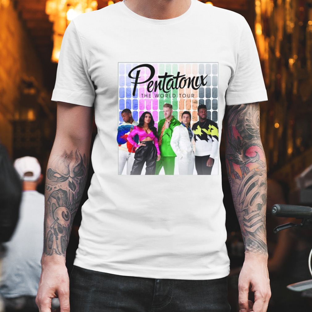 The World Tour Poster Of Pentatonix shirt
