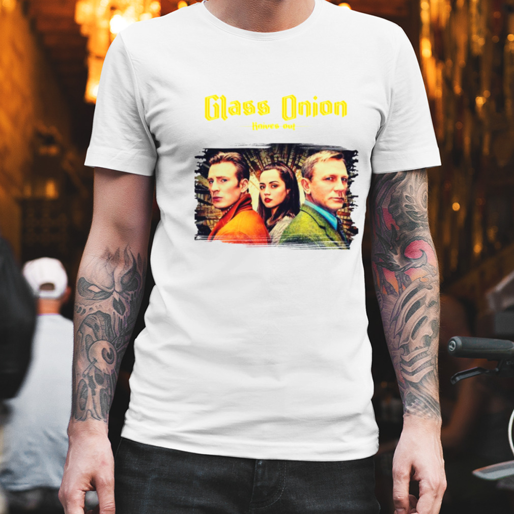 GO Glass Onion Knives Out Netflix Trio Team shirt