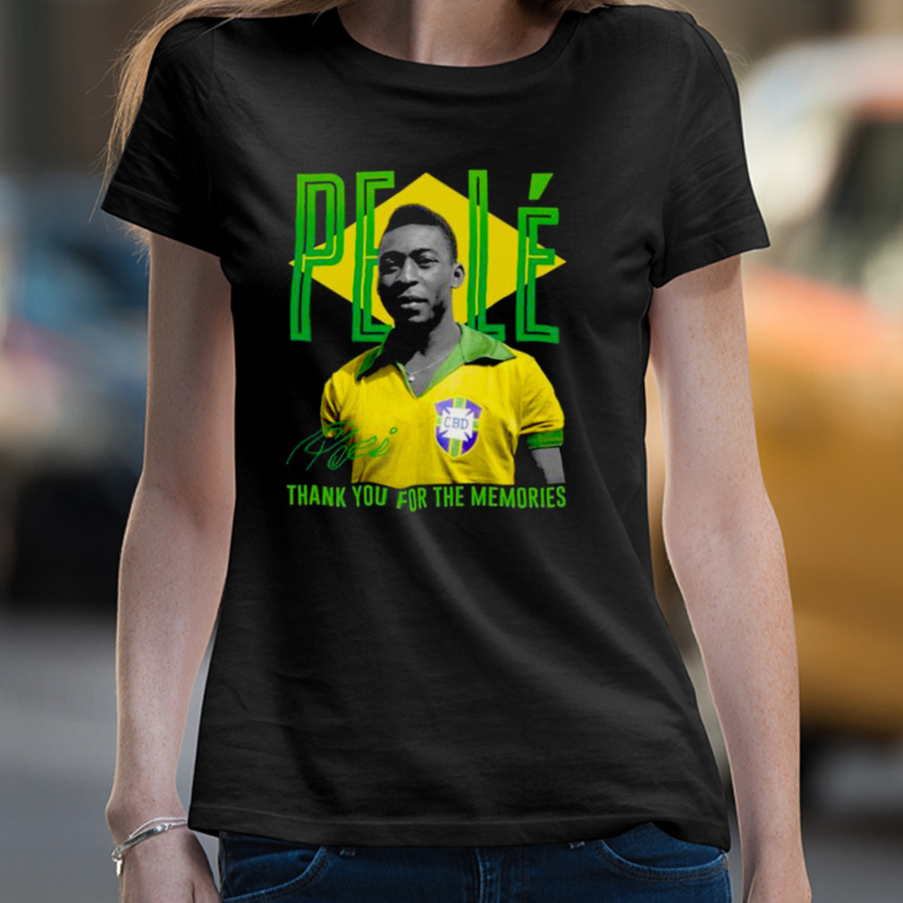 Tee9s-Pele 1940-2022 Thank You For The Memories Signature shirt - Ibworm