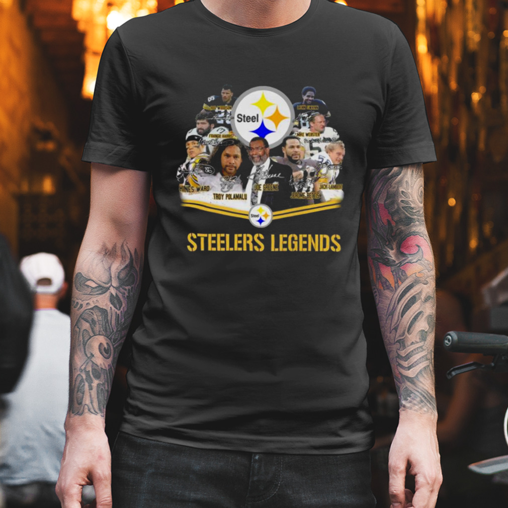 Pittsburgh Steelers Legends team signatures shirt, hoodie, sweater