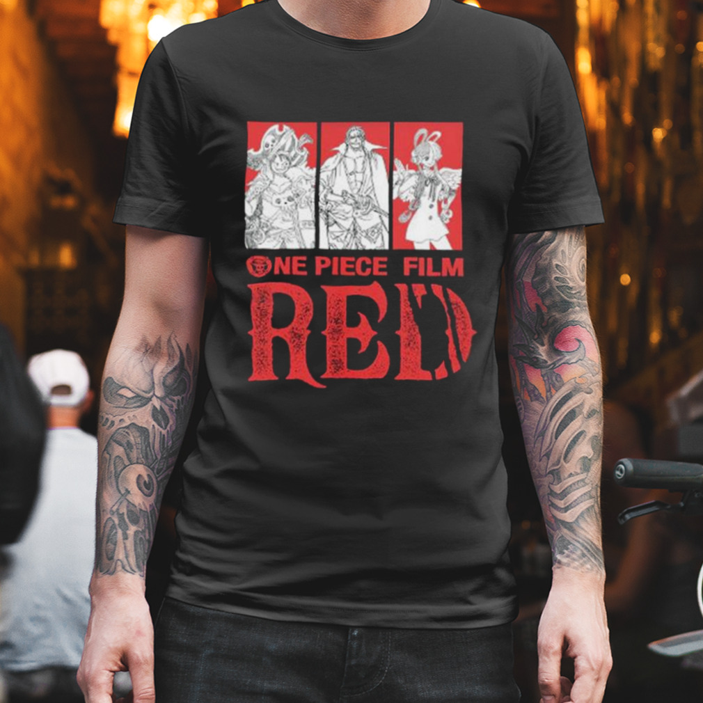 Unique Luffy Uta And Red Haired Shanks One Piece Film Red 2022 Shirt