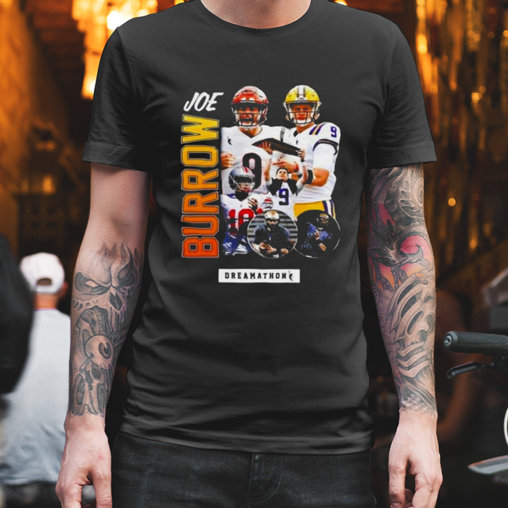 Joe burrow dreamathon cincinnati bengals nfl shirt