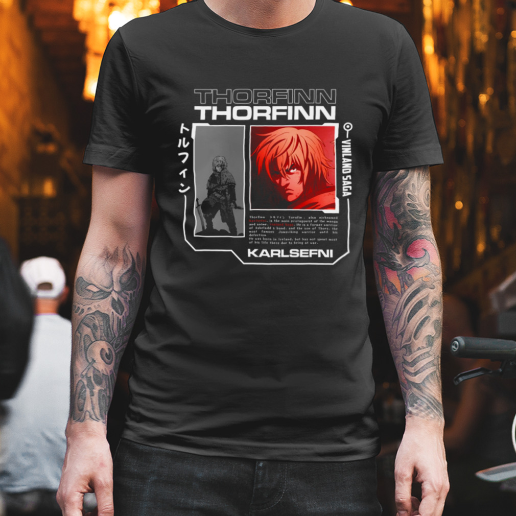 Torufin Thorfinn Karlsefni Vinland Saga Introduction Design shirt
