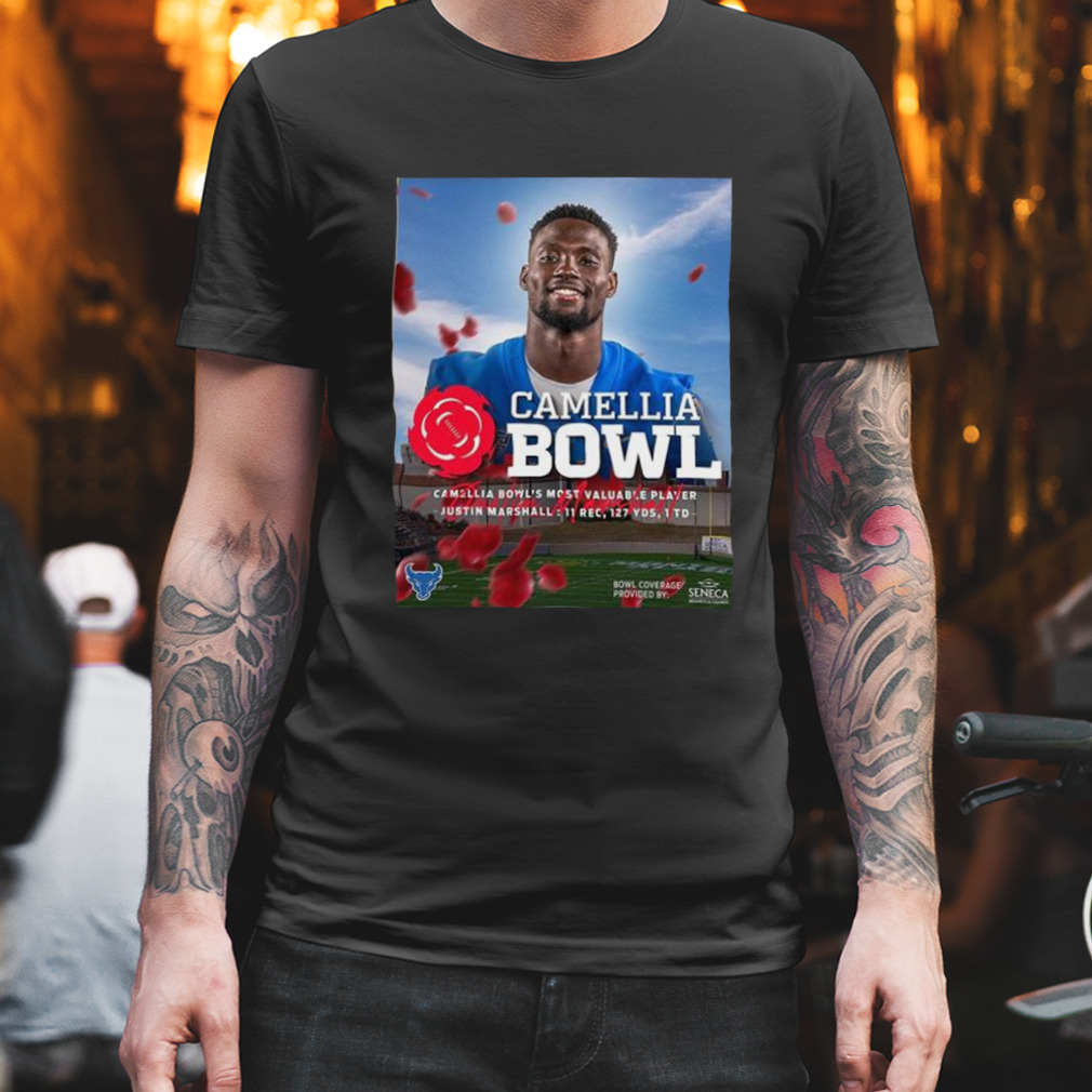 Justin marshall is 2022 camellia bowl mvp shirt