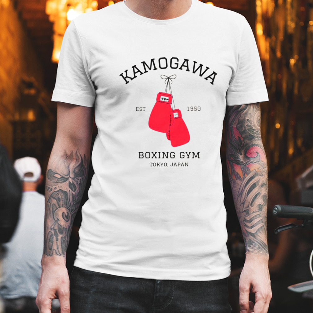 Kamogawa Boxing Gym Design Logo Hajime No Ippo shirt