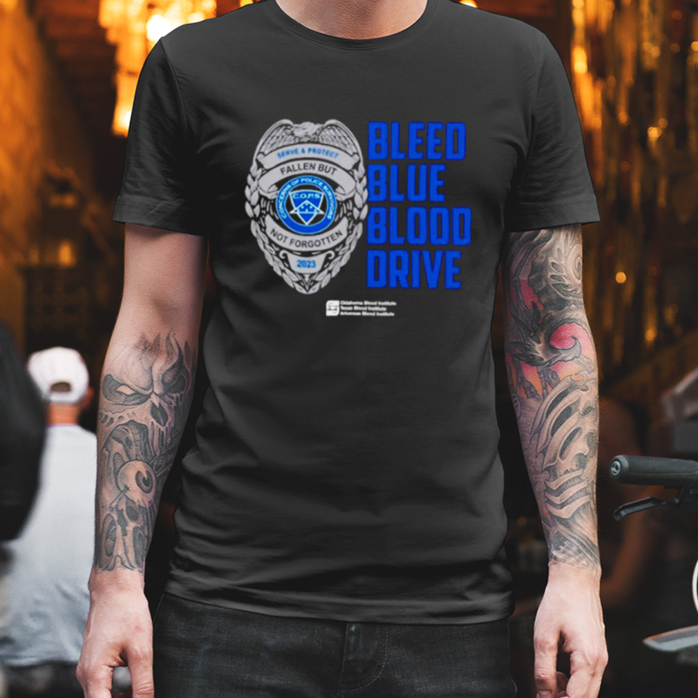 Katv bleed blue blood drive shirt