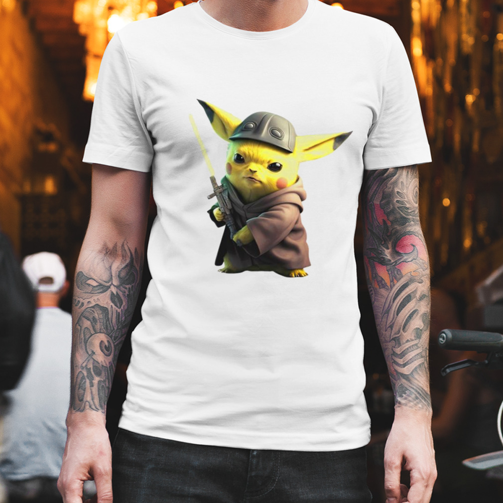 Star Wars Baby Yoda Pikachu shirt