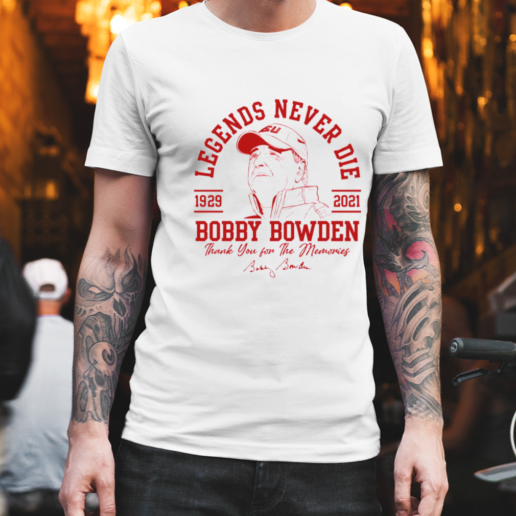 Rip Bobby Bowden Thank You For The Memories shirt