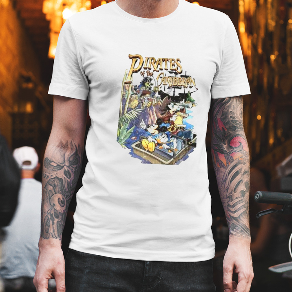 Mickey And Friends Pirates Of The Caribbean Vintage Shirt