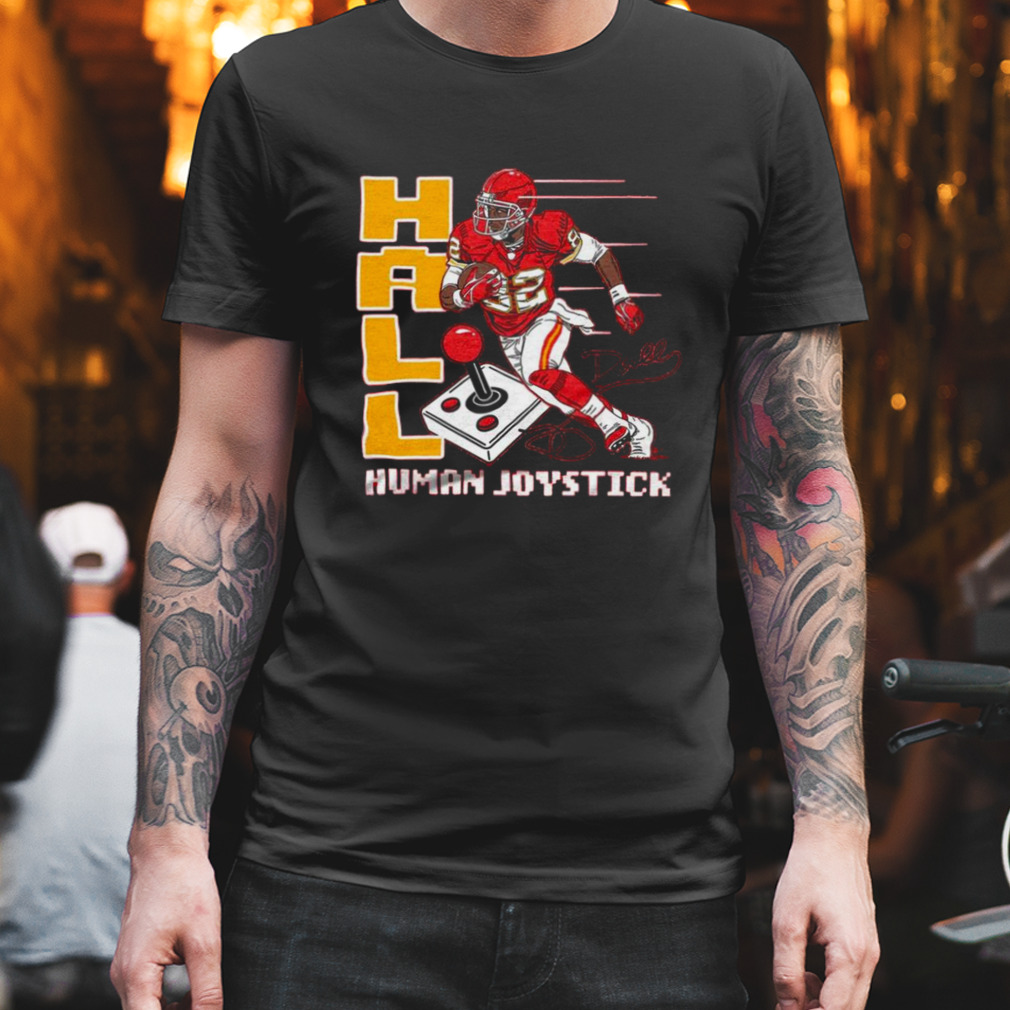 Kansas City Chiefs Dante Hall Human Joystick Signature Shirt