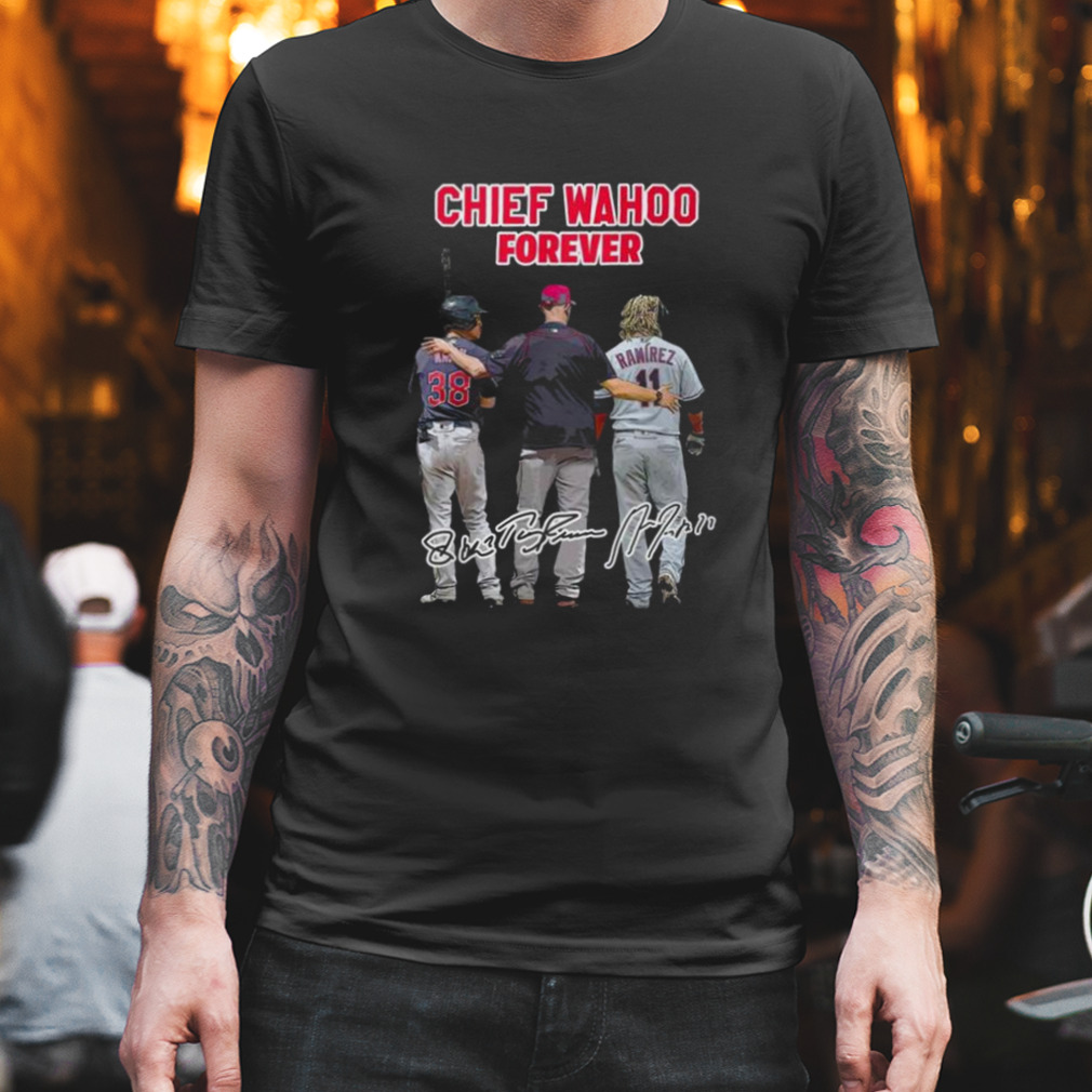 Chief Wahoo Forever signatures 2023 Shirt