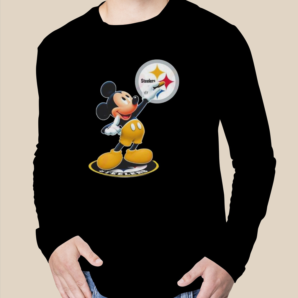 Steelers Hoodie 3D Minnie Mouse Holding Logo Pittsburgh Steelers Gift in  2023