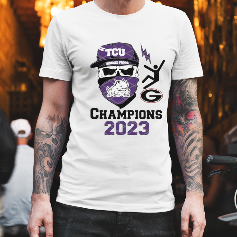 TCU Horned Frogs vs Georgia Bulldogs Champions 2023 shirt