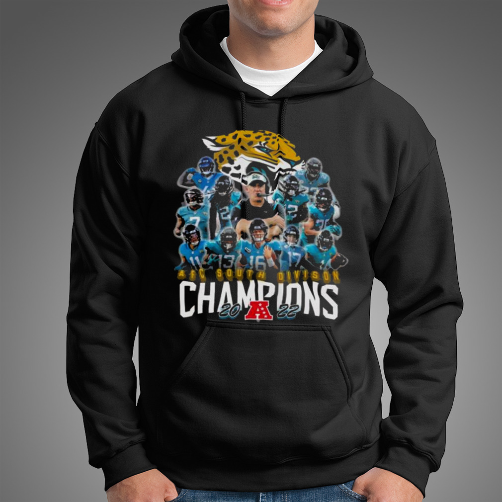 Jacksonville Jaguars team skyline AFC South Division Champions 2022 shirt,  hoodie, sweater, long sleeve and tank top