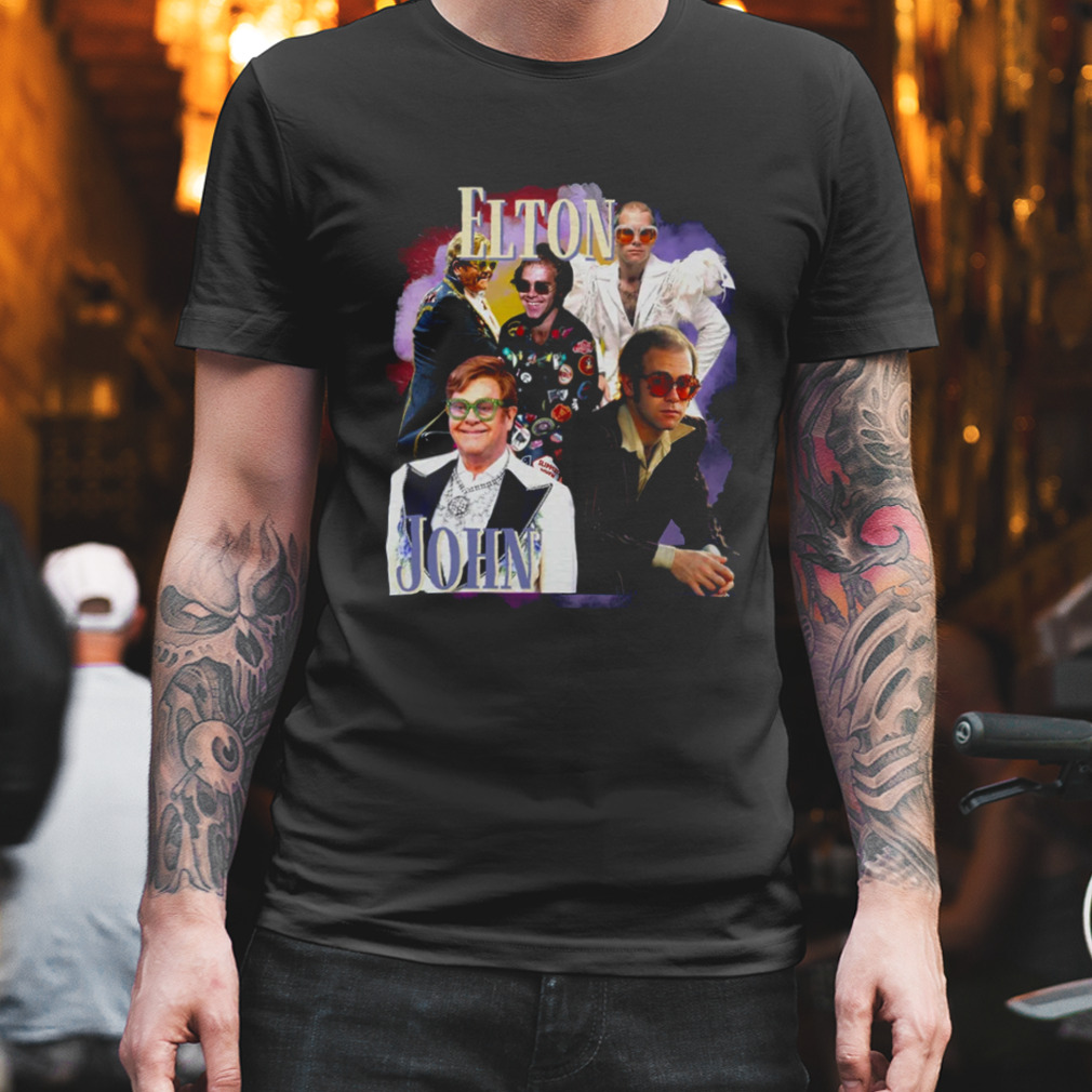 Elton John Vintage Pop Soft Rock Music T-Shirt