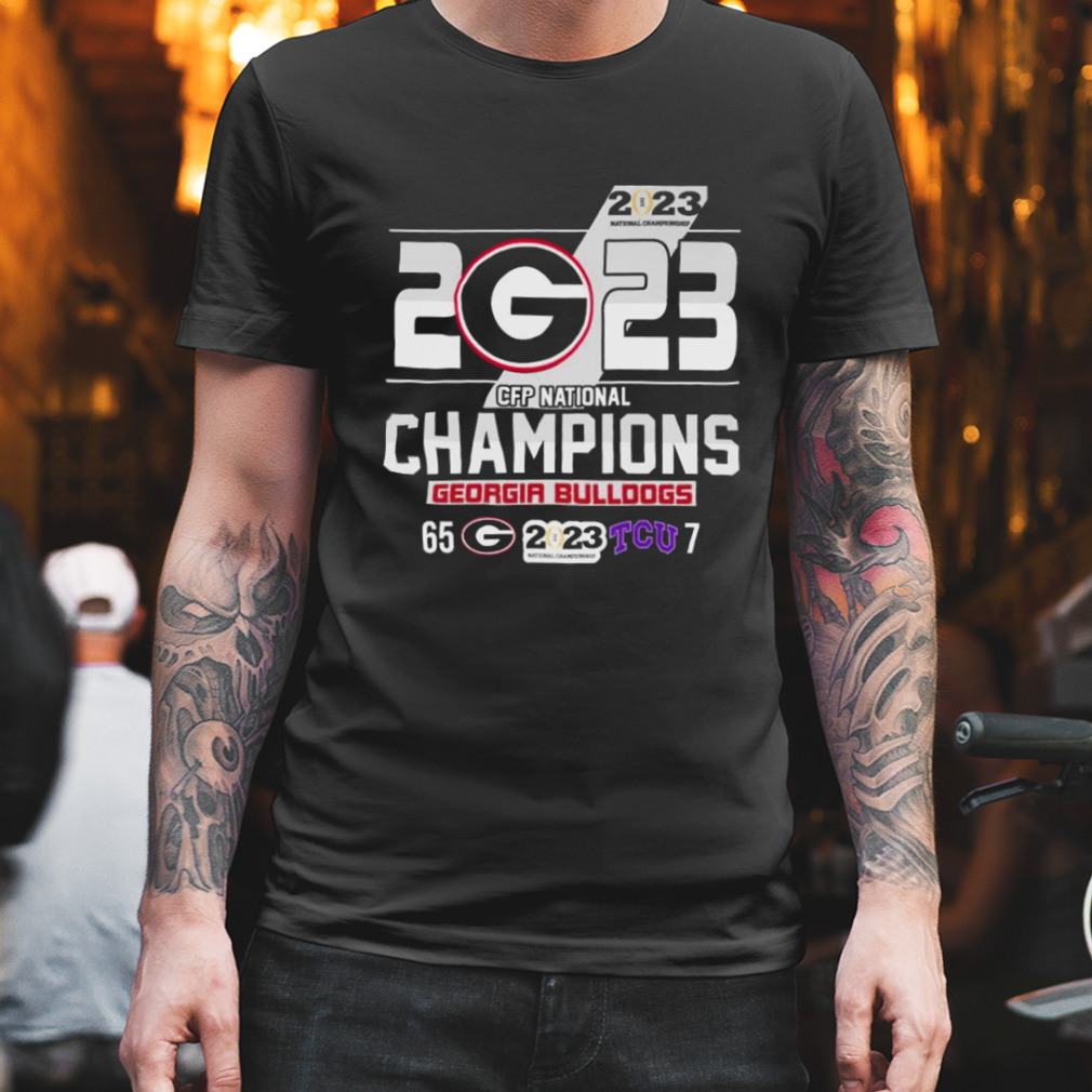 CFP National Championship 2023 Georgia Bulldogs Champions Shirt