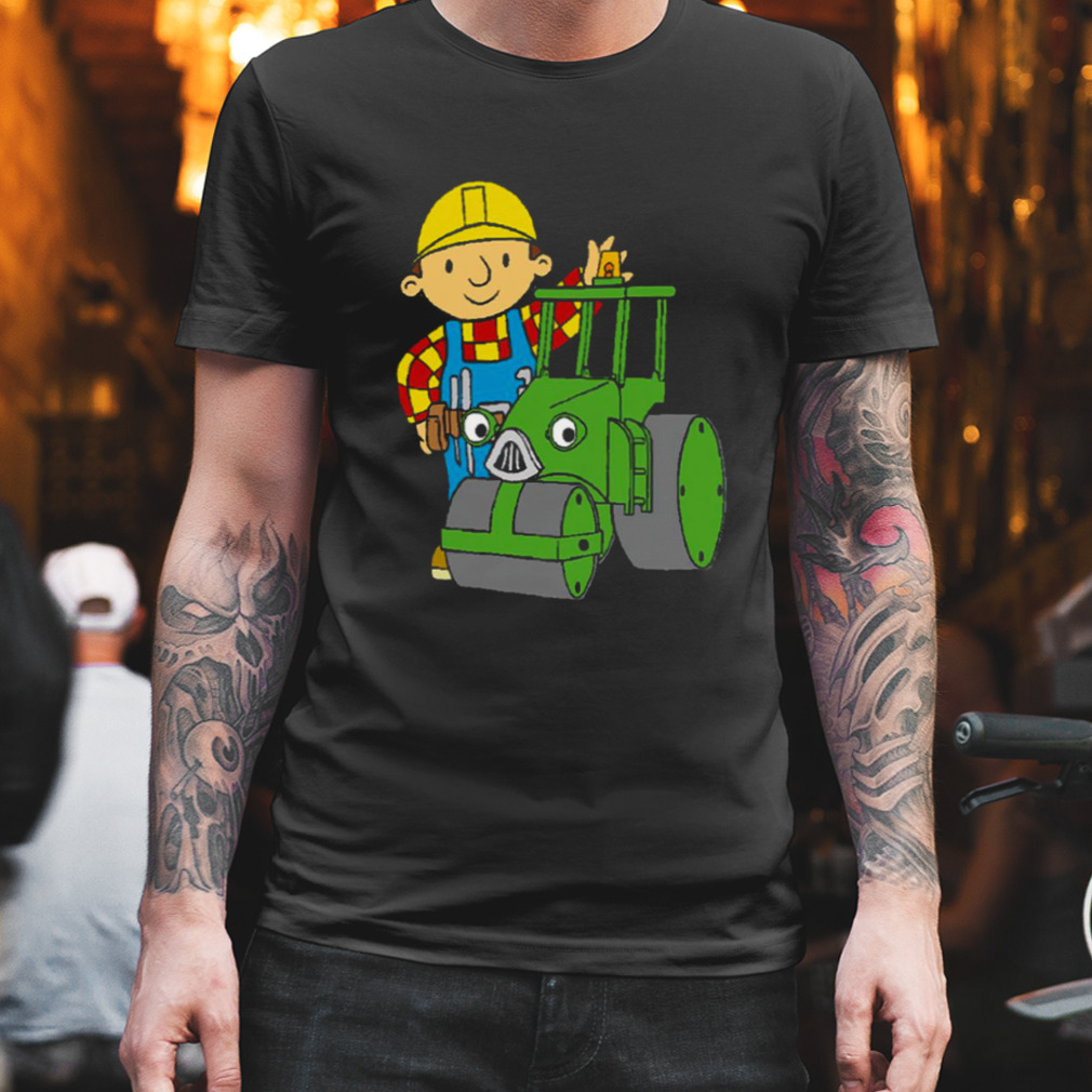 marionet gezantschap Jong Retro Cartoon Bob The Builder And Friends shirt