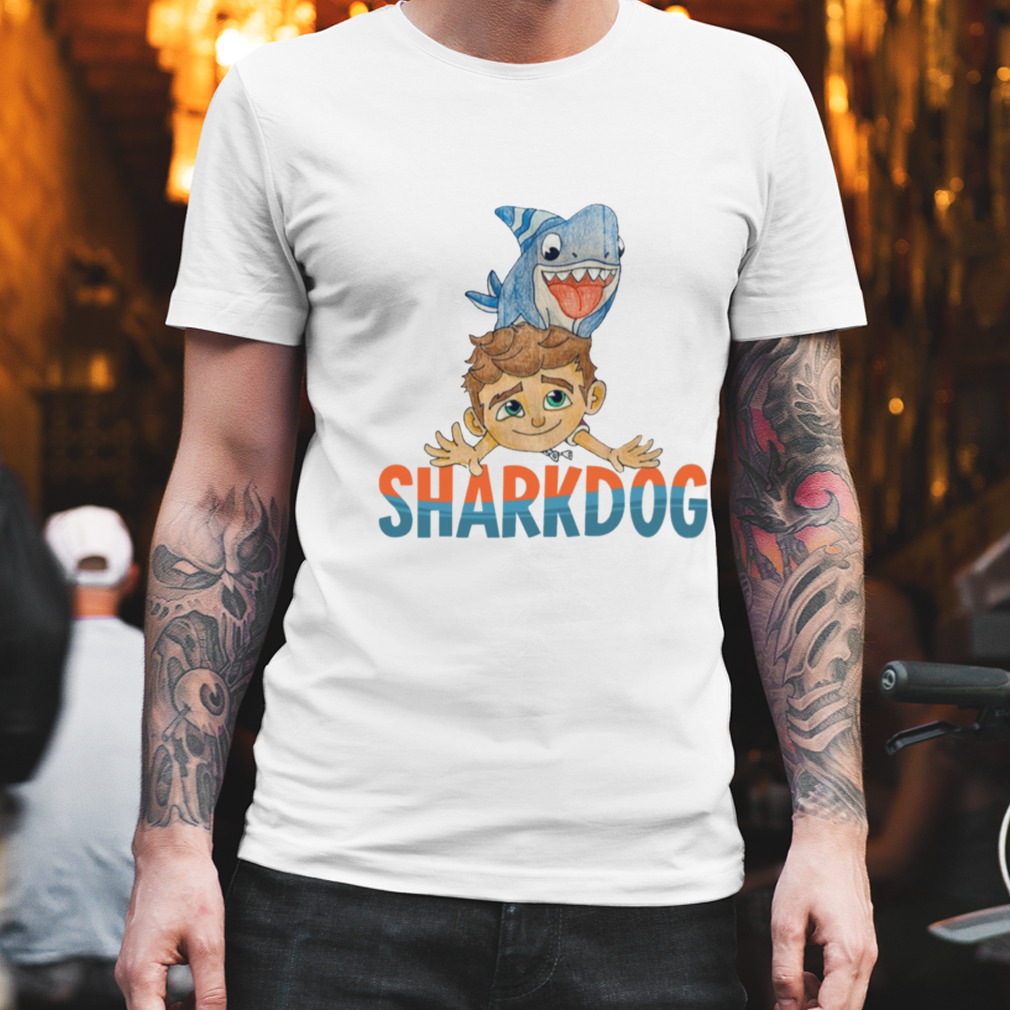 Vintage Cartoon 90s Sharkdog shirt