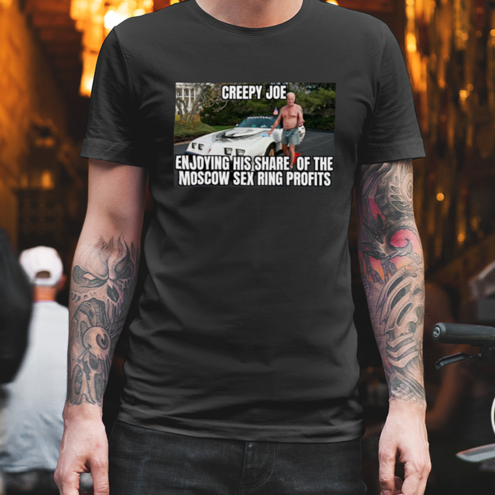 Creepy Joe Funny Biden Car Meme shirt