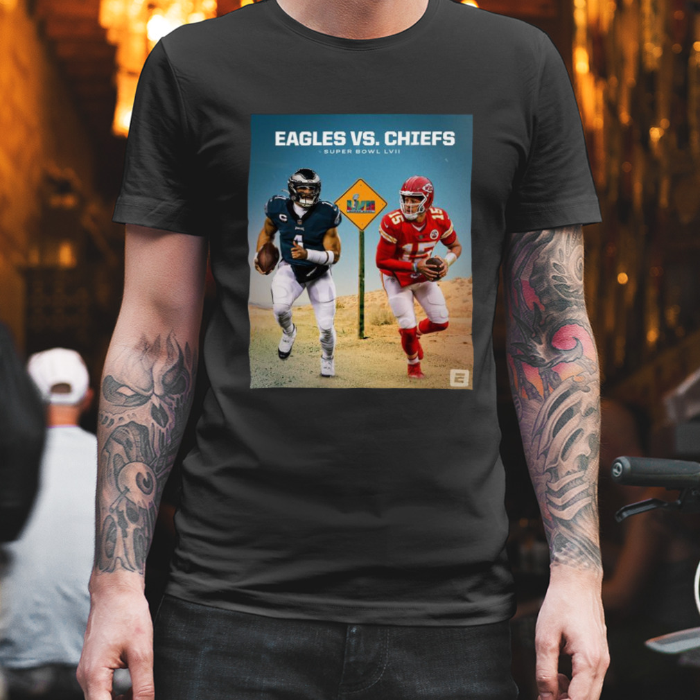 Chiefs Vs Eagles Superbowl LVII Shirt ⋆ Vuccie
