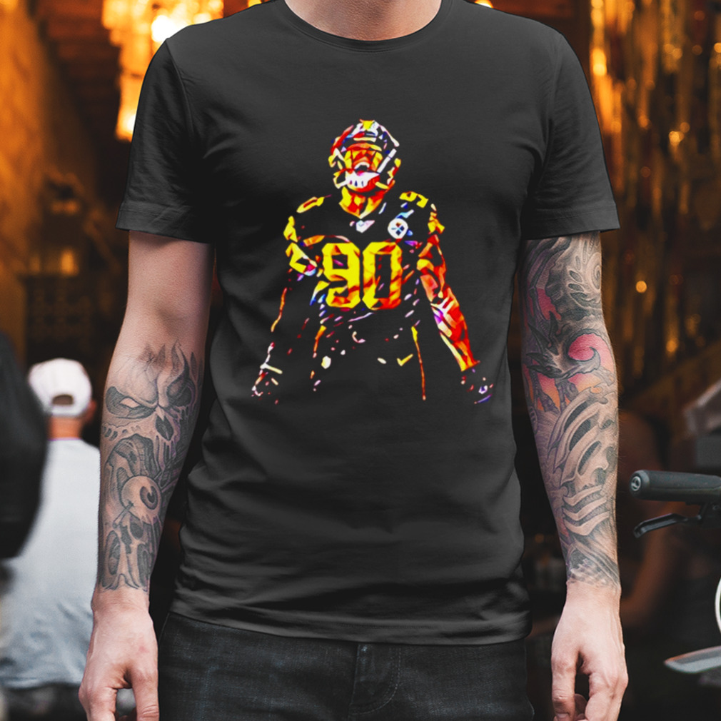 90 WATT” TJ Watt Pittsburgh Football T-Shirt-Art – Artvinatee