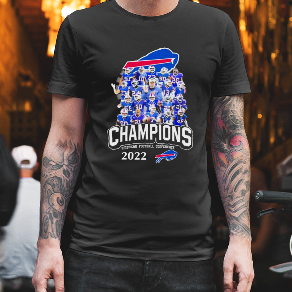 Buffalo Bills team Champions American Football Conference 2022-2023 shirt