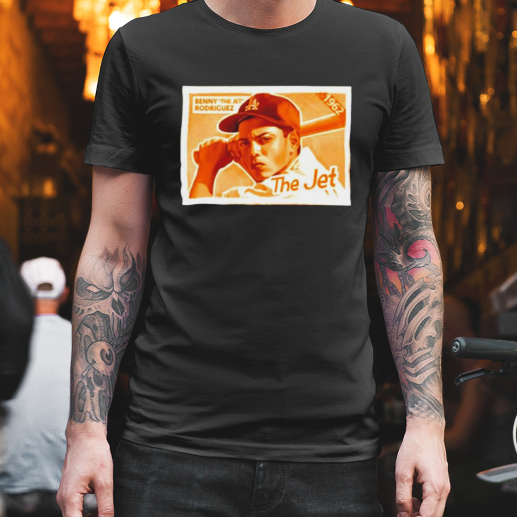 benny the Jet Rodriguez LA baseball 1962 shirt