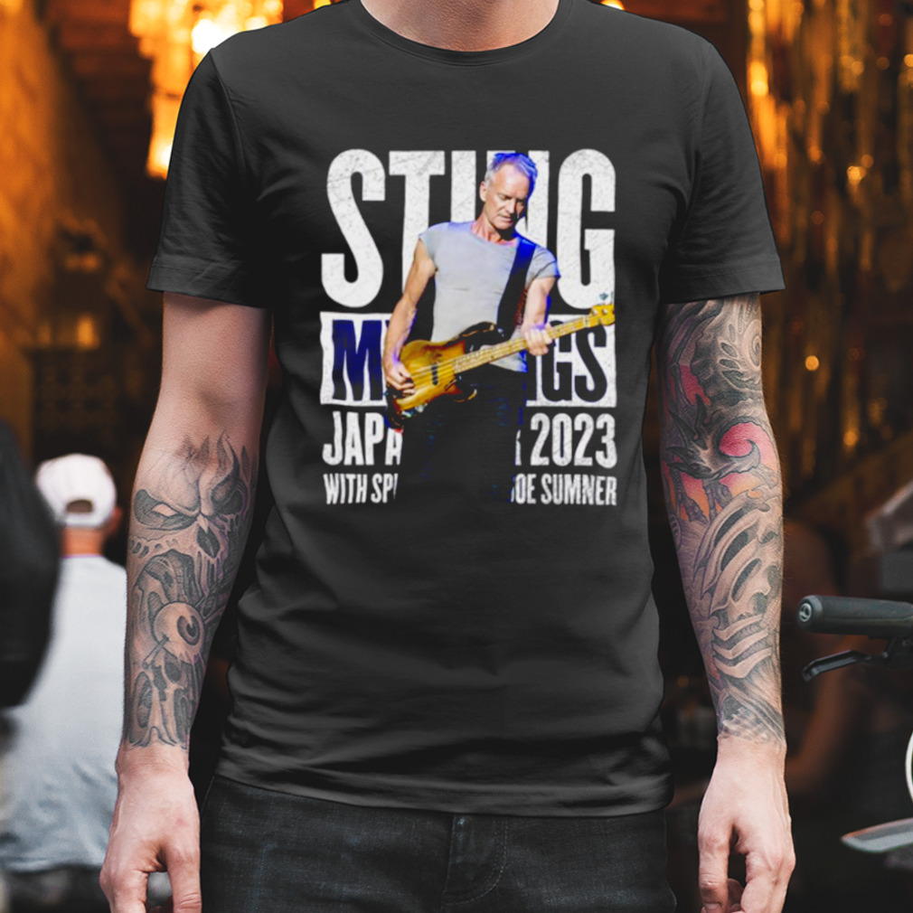 Sting My Songs Summer 2023 New Tour shirt