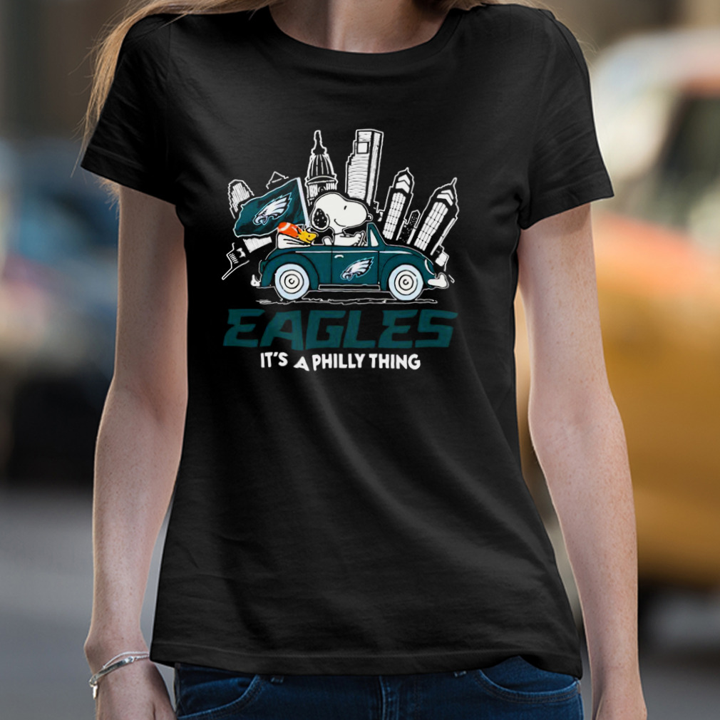 2023 Philadelphia Eagles Snoopy And Woodstock Drive Car It's A