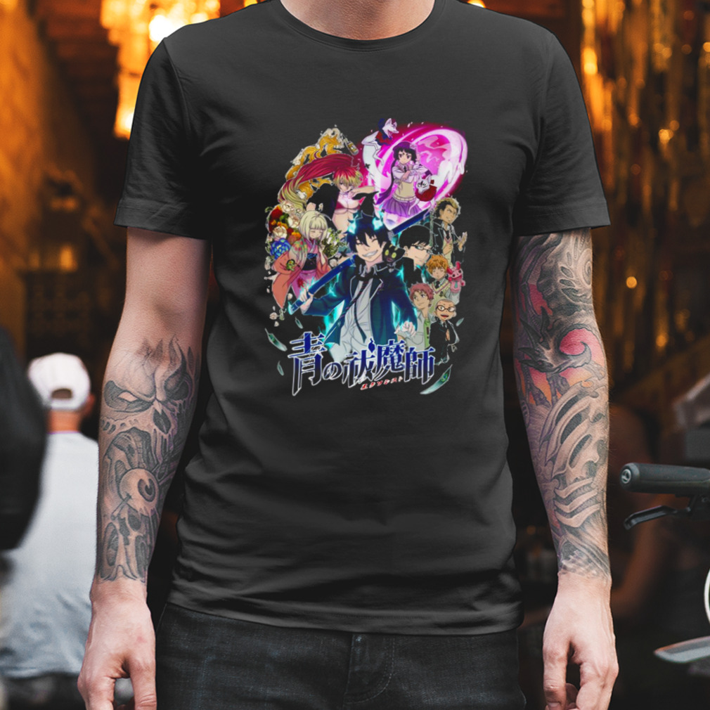 All Characters Design Blue Exorcist shirt