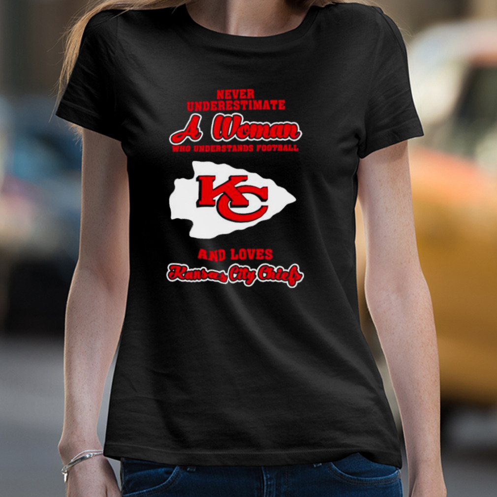 Never Underestimate A Grandpa Who Is Also A Chiefs Fan T-Shirt -  TeeNaviSport