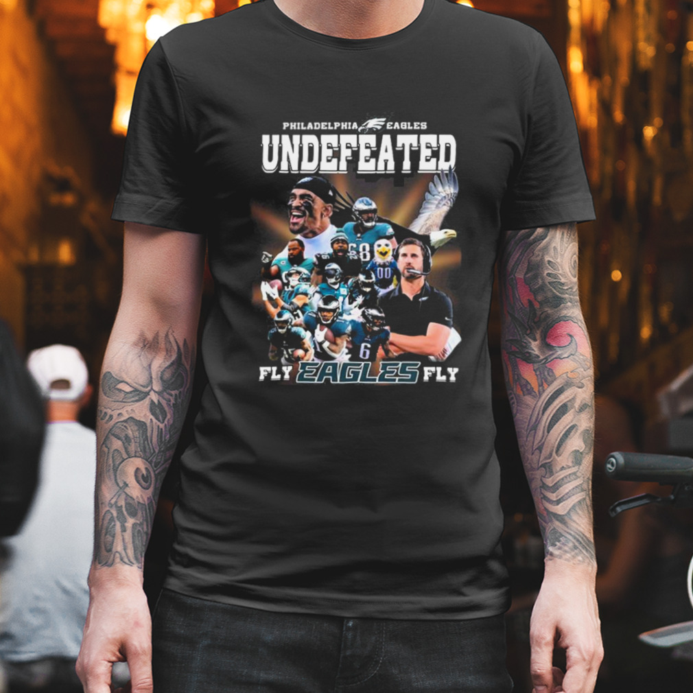 Philadelphia Eagles Undefeated Fly Eagles Fly Shirt