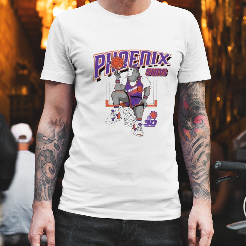 phoenix Suns mascot basketball shirt