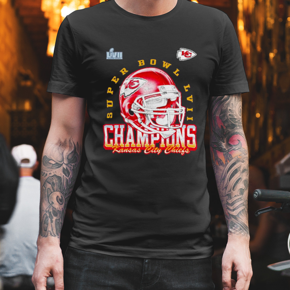 Kansas City Chiefs Super Bowl Champions LVII Helmets shirt