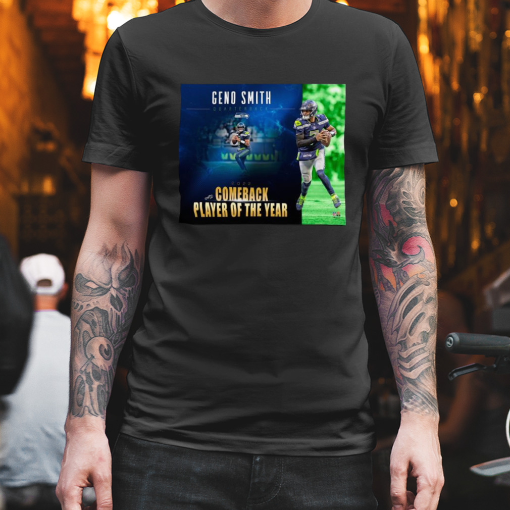 Seattle Seahawks Geno Smith quarterback AP comeback player of the year shirt