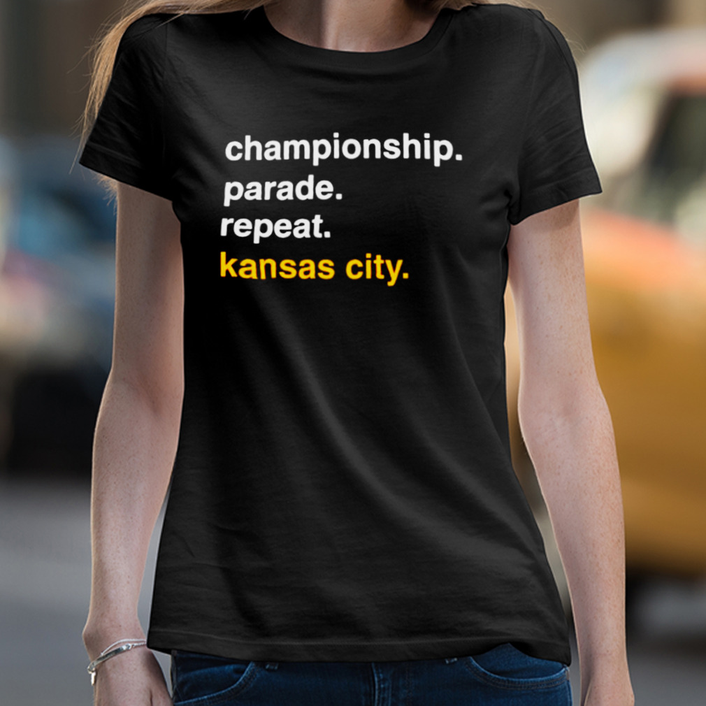 Championship Parade Repeat Kansas City Chiefs Shirt