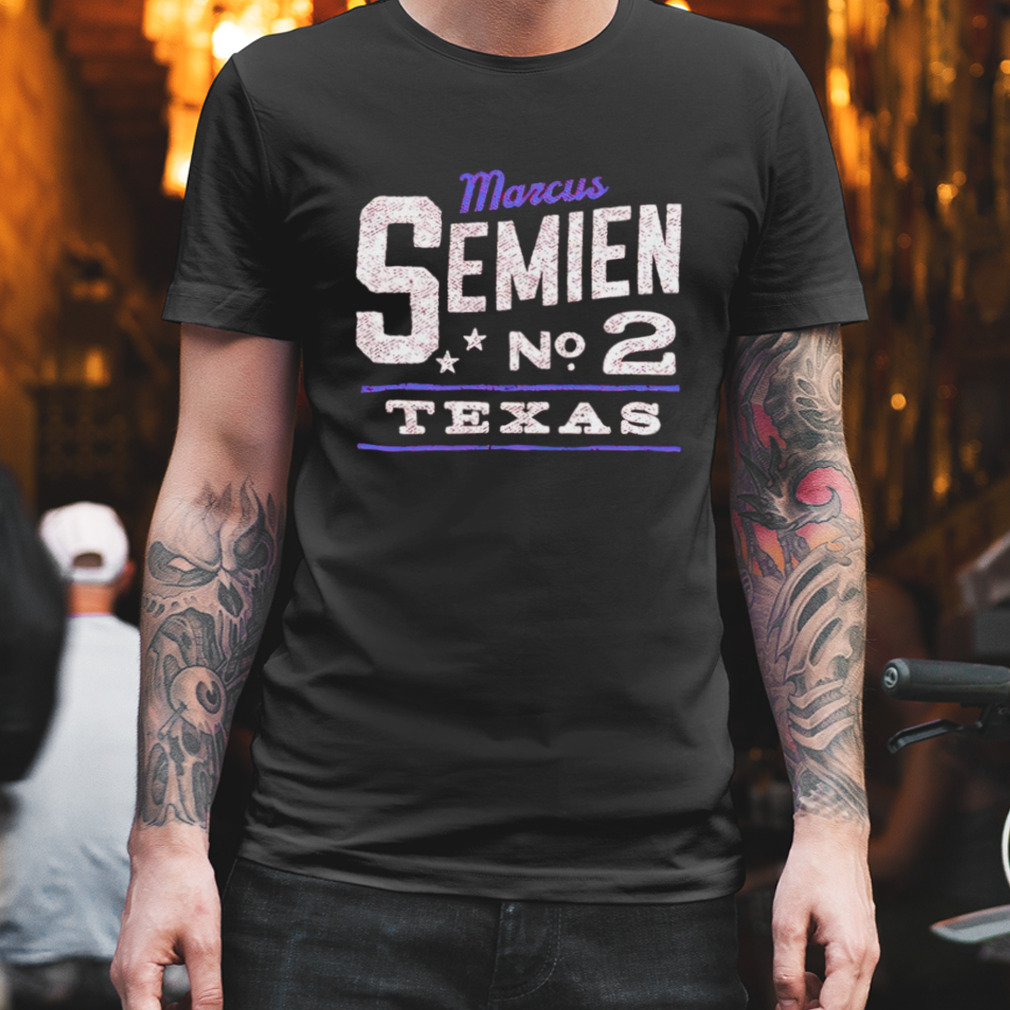 Marcus Semien Rugged Texas No 2 T-shirt