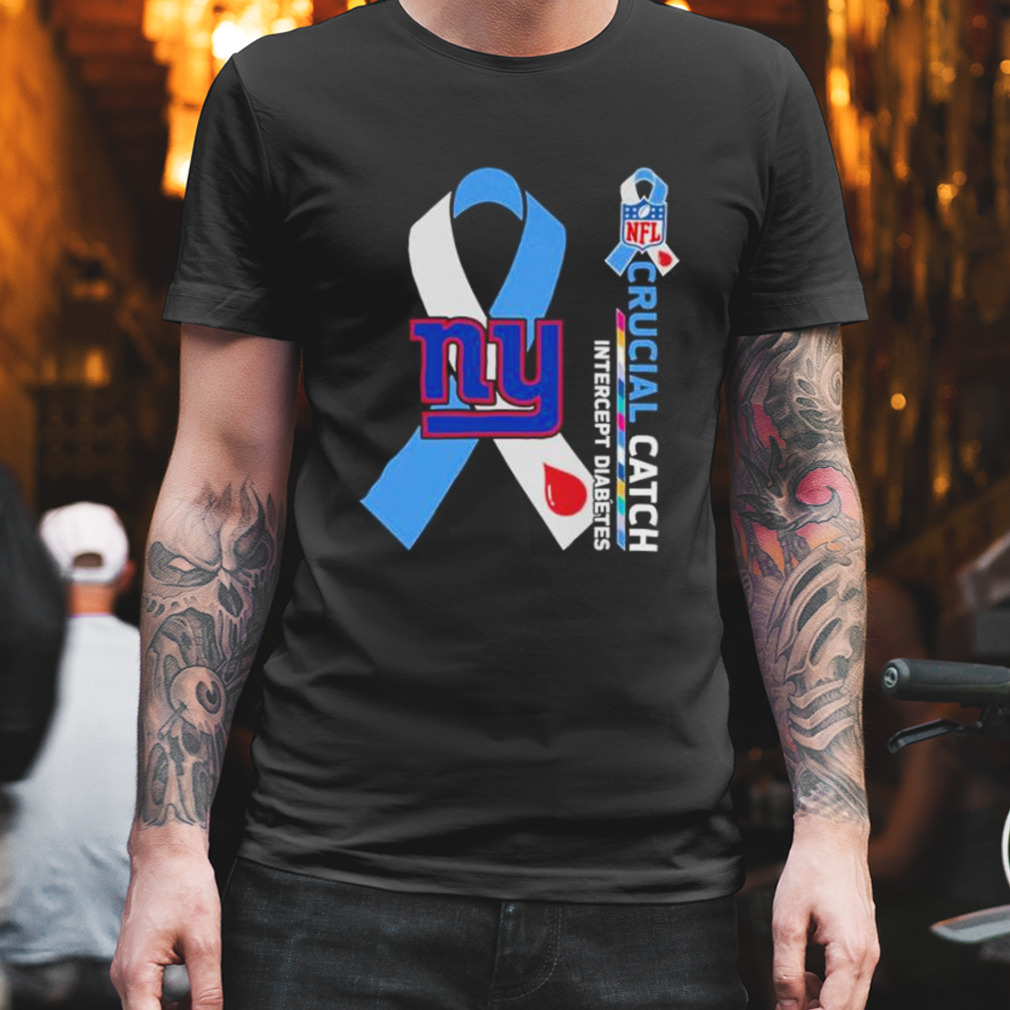 New York Giants Crucial Catch Intercept Diabetes 2023 shirt