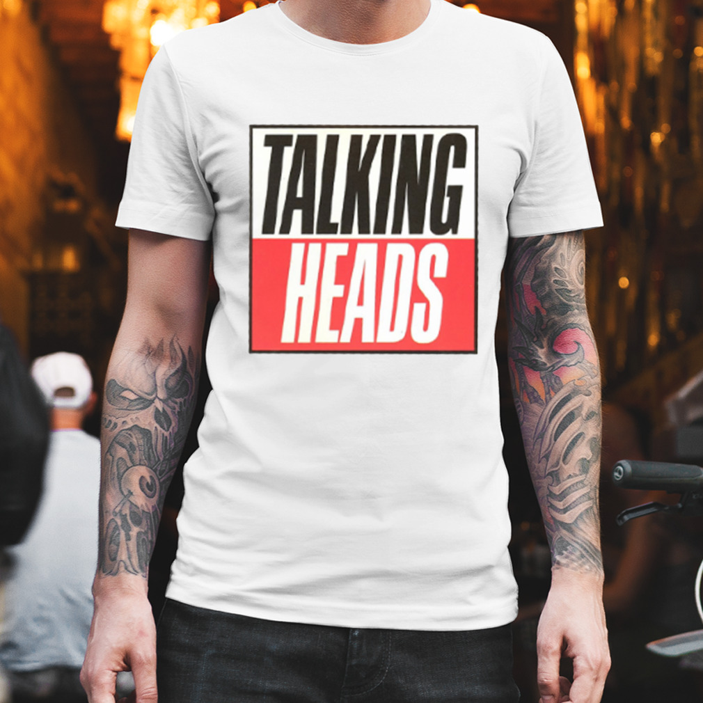 Typographic Logo Of The Talking Heads shirt