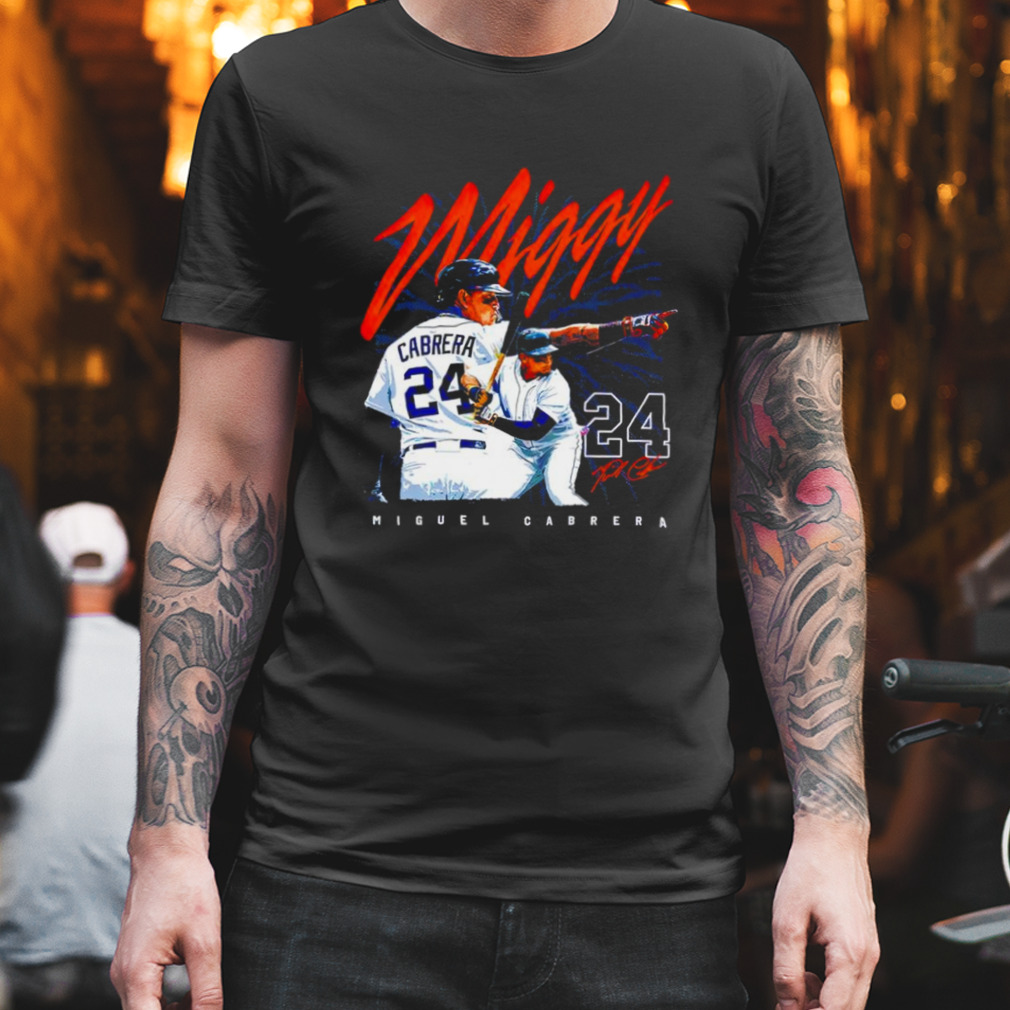 Miguel Cabrera 24 Miggy Baseball signature shirt