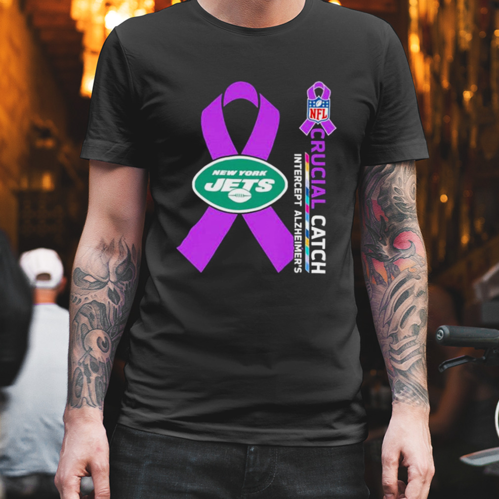 New York Jets NFL Crucial Catch Intercept Alzheimer’s shirt